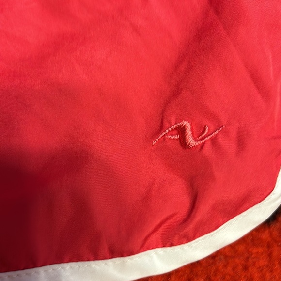 Athletic works red and white pull on shorts size small (4-6) - Picture 2 of 5